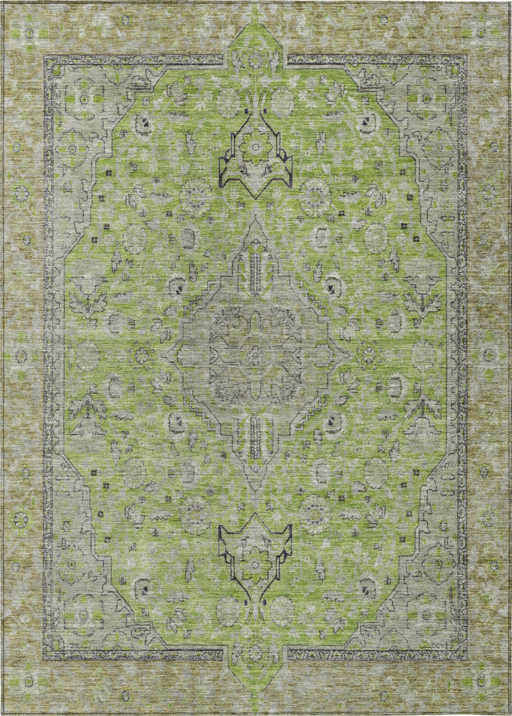 Piper Looms Chantille Global ACN1651 Lime Machine Washable Area Rug main image