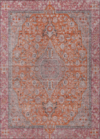 Piper Looms Chantille Global ACN1651 Orange Machine Washable Area Rug main image
