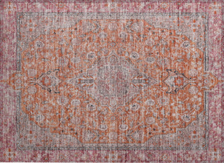 Piper Looms Chantille Global ACN1651 Orange Machine Washable Area Rug Scatter Main Image