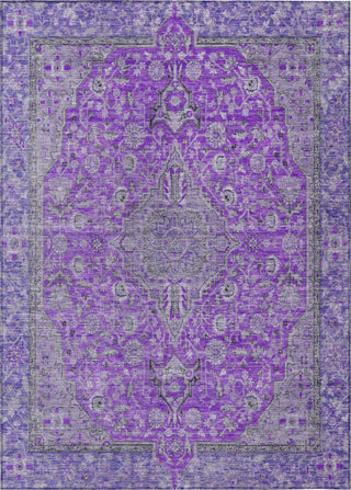 Piper Looms Chantille Global ACN1651 Purple Machine Washable Area Rug main image