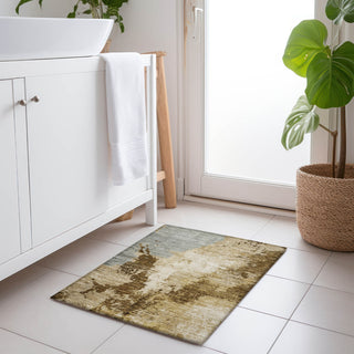 Piper Looms Chantille Modern ACN1652 Brown Machine Washable Area Rug Scatter Lifestyle Image Feature