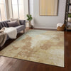 Piper Looms Chantille Modern ACN1652 Coral Machine Washable Area Rug Lifestyle Image Feature