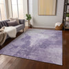 Piper Looms Chantille Modern ACN1652 Plum Machine Washable Area Rug Lifestyle Image Feature