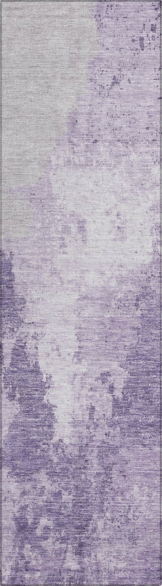 Piper Looms Chantille Modern ACN1652 Plum Machine Washable Area Rug Runner Main Image