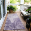 Piper Looms Chantille Modern ACN1652 Plum Machine Washable Area Rug Runner Outdoor Lifestyle Image Feature