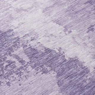 Piper Looms Chantille Modern ACN1652 Plum Machine Washable Area Rug Swatch Image