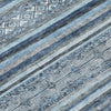 Piper Looms Chantille Stripes ACN1653 Blue Machine Washable Area Rug Swatch Image