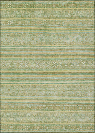 Piper Looms Chantille Stripes ACN1653 Green Machine Washable Area Rug main image