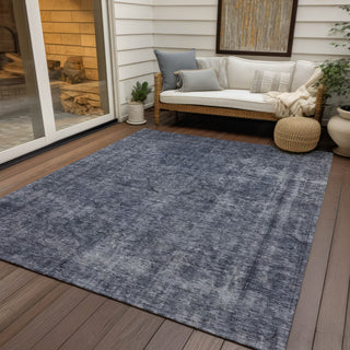 Piper Looms Chantille Global ACN1656 Blue Machine Washable Area Rug Outdoor Lifestyle Image Feature