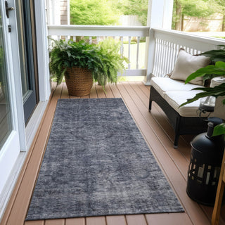Piper Looms Chantille Global ACN1656 Blue Machine Washable Area Rug Runner Outdoor Lifestyle Image Feature