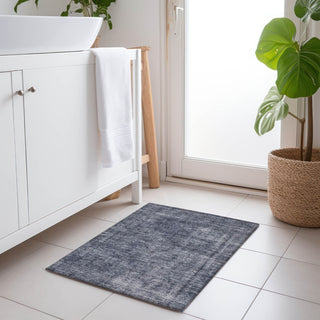 Piper Looms Chantille Global ACN1656 Blue Machine Washable Area Rug Scatter Lifestyle Image Feature