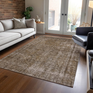 Piper Looms Chantille Global ACN1656 Brown Machine Washable Area Rug Lifestyle Image Feature