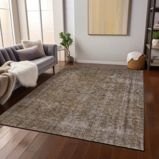 Piper Looms Chantille Global ACN1656 Brown Machine Washable Area Rug Lifestyle Image Feature