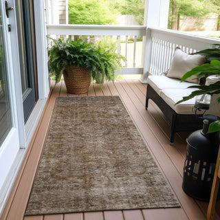 Piper Looms Chantille Global ACN1656 Brown Machine Washable Area Rug Runner Outdoor Lifestyle Image Feature