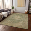 Piper Looms Chantille Global ACN1657 Aloe Machine Washable Area Rug Lifestyle Image Feature