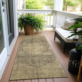 Piper Looms Chantille Global ACN1657 Brown Machine Washable Area Rug Runner Outdoor Lifestyle Image Feature