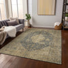 Piper Looms Chantille Global ACN1657 Charcoal Machine Washable Area Rug Lifestyle Image Feature