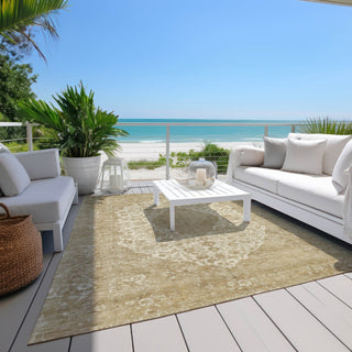 Piper Looms Chantille Global ACN1657 Ivory Machine Washable Area Rug Outdoor Lifestyle Image Feature