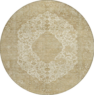 Piper Looms Chantille Global ACN1657 Ivory Machine Washable Area Rug Round Main Image