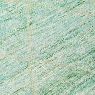 Piper Looms Chantille Diamonds ACN1658 Aloe Machine Washable Area Rug Swatch Image