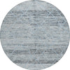 Piper Looms Chantille Diamonds ACN1658 Blue Machine Washable Area Rug Round Main Image