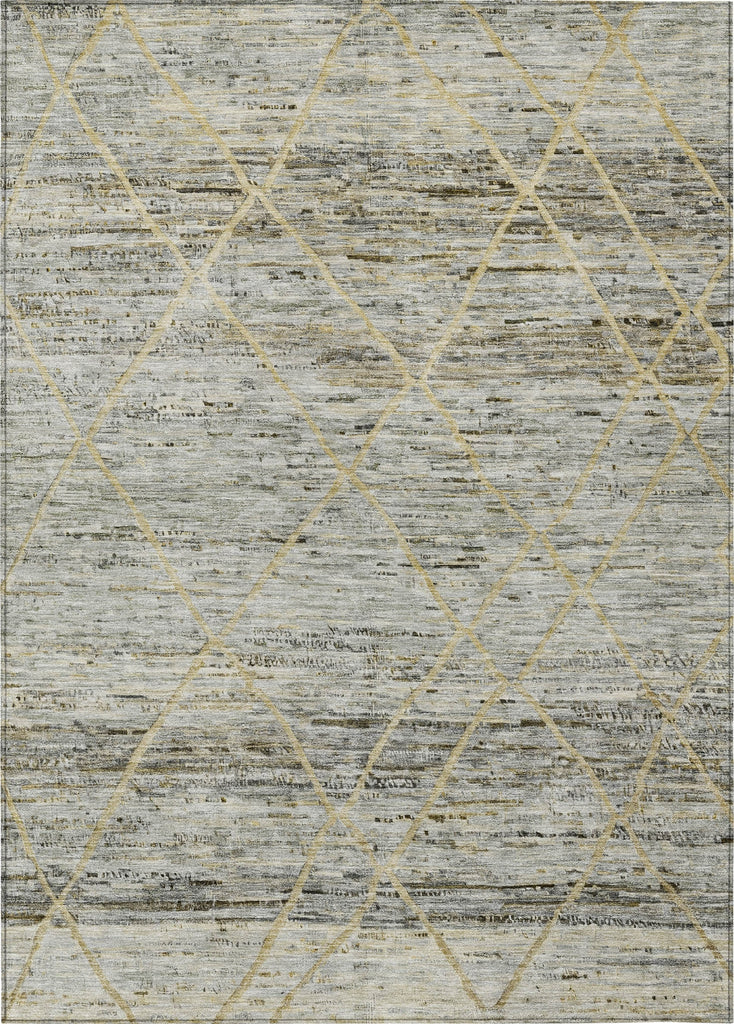 Piper Looms Chantille Diamonds ACN1658 Pewter Machine Washable Area Rug main image