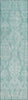 Piper Looms Chantille Damask ACN1659 Aqua Machine Washable Area Rug Runner Main Image