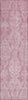 Piper Looms Chantille Damask ACN1659 Pink Machine Washable Area Rug Runner Main Image