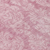 Piper Looms Chantille Damask ACN1659 Pink Machine Washable Area Rug Swatch Image