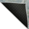 Piper Looms Chantille Panel ACN1661 Blue Machine Washable Area Rug Backing Image