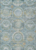 Piper Looms Chantille Panel ACN1661 Blue Machine Washable Area Rug main image