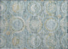 Piper Looms Chantille Panel ACN1661 Blue Machine Washable Area Rug Scatter Main Image