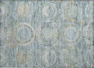 Piper Looms Chantille Panel ACN1661 Blue Machine Washable Area Rug Scatter Main Image