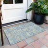 Piper Looms Chantille Panel ACN1661 Blue Machine Washable Area Rug Scatter Outdoor Lifestyle Image Feature
