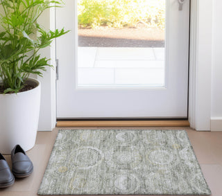 Piper Looms Chantille Panel ACN1661 Pewter Machine Washable Area Rug Scatter Lifestyle Image Feature