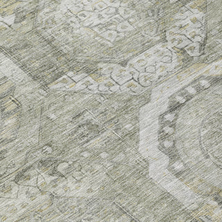 Piper Looms Chantille Panel ACN1661 Pewter Machine Washable Area Rug Swatch Image