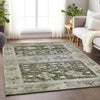 Piper Looms Chantille Global ACN1662 Brown Machine Washable Area Rug Lifestyle Image Feature