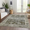 Piper Looms Chantille Global ACN1662 Brown Machine Washable Area Rug Lifestyle Image Feature