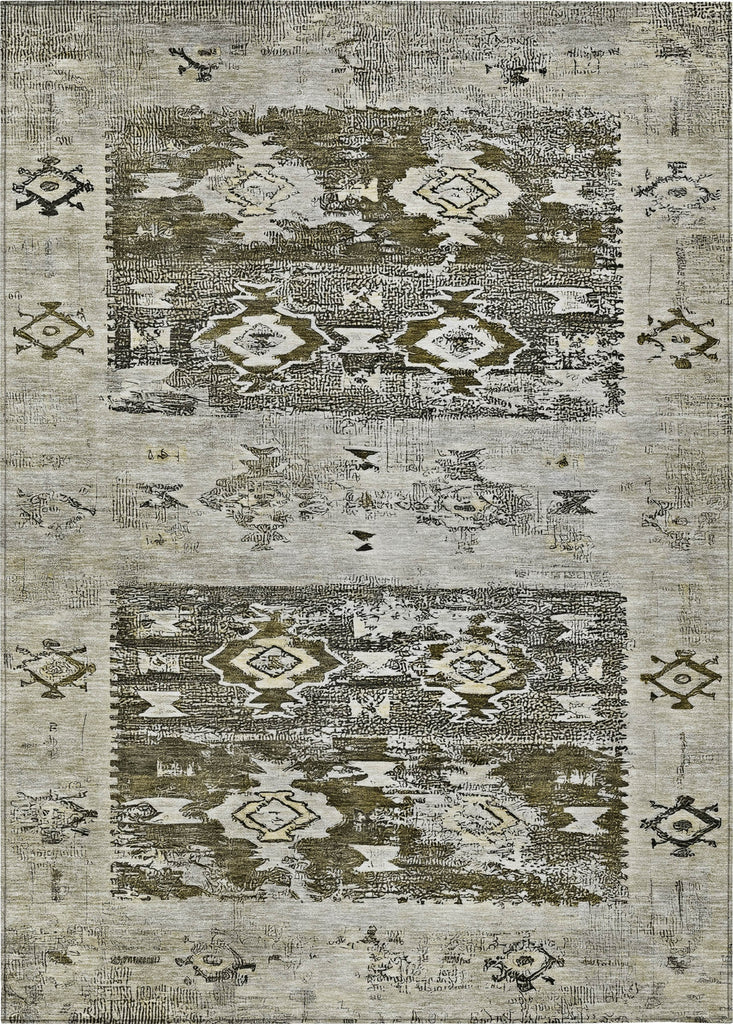 Piper Looms Chantille Global ACN1662 Brown Machine Washable Area Rug main image