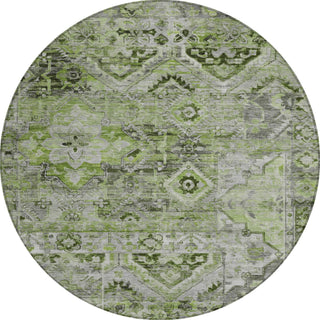 Piper Looms Chantille Global ACN1664 Aloe Machine Washable Area Rug Round Main Image