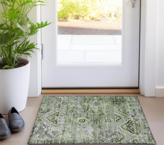 Piper Looms Chantille Global ACN1664 Aloe Machine Washable Area Rug Scatter Lifestyle Image Feature