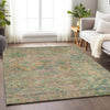 Piper Looms Chantille Global ACN1664 Green Machine Washable Area Rug Lifestyle Image Feature