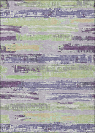 Piper Looms Chantille Stripes ACN1665 Lavender Machine Washable Area Rug main image