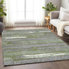 Piper Looms Chantille Stripes ACN1665 Olive Machine Washable Area Rug Lifestyle Image Feature