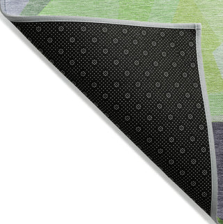 Piper Looms Chantille Geometric ACN1666 Lavender Machine Washable Area Rug Backing Image