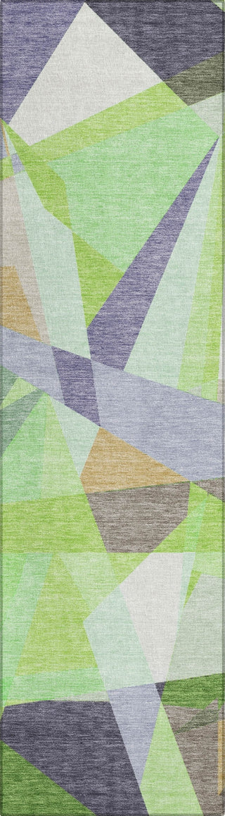 Piper Looms Chantille Geometric ACN1666 Lavender Machine Washable Area Rug Runner Main Image