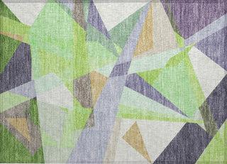 Piper Looms Chantille Geometric ACN1666 Lavender Machine Washable Area Rug Scatter Main Image