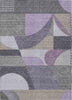 Piper Looms Chantille Mid Century ACN1667 Purple Machine Washable Area Rug main image