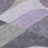 Piper Looms Chantille Mid Century ACN1667 Purple Machine Washable Area Rug Swatch Image