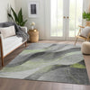 Piper Looms Chantille Swirls ACN1668 Aloe Machine Washable Area Rug Lifestyle Image Feature